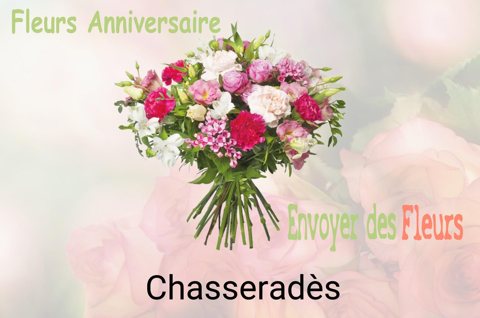 Bouquet de fleurs d’anniversaire livré à Chasseradès
